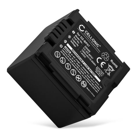 Batterie pour Hitachi DZ-HS301 DZ-BX35 DZ-HS500 DZ-BX37 DZ-GX20 DZ-GX25 DZ-GX3100 DZ-BP14 (1440mAh, 7.4V) de CELLONIC