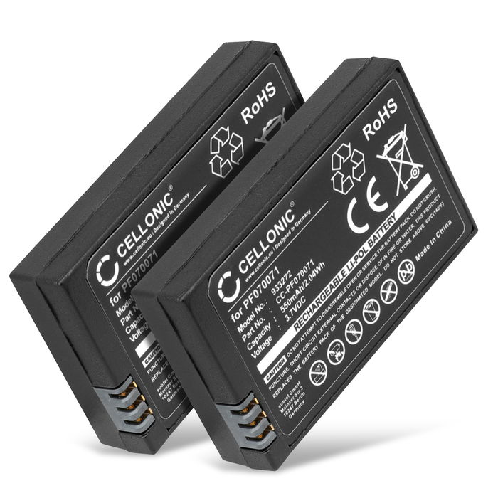 2x Parrot MCSAS00314 Akku 550mAh Ersatzakku Batterie von CELLONIC