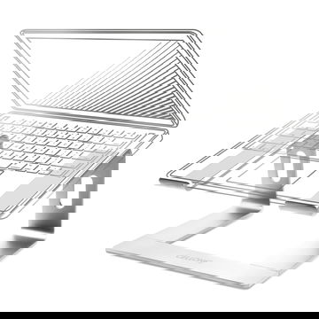 CELLONIC Support universel pour notebooks, laptops et ultrabooks - Tablette surélevée ergonomique réglable et refroidissante en aluminium léger de 26 cm
