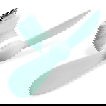 CELLONIC Ventilateur USB-C turquoise pour téléphone portable, tablette, ordinateur portable ou batterie externe avec fonction OTG On-The-Go