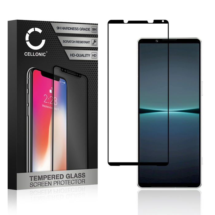 Sony Xperia 1 IV Displayschutzfolie 9H gehärtete Panzerglasfolie 3D Case-friendly von CELLONIC