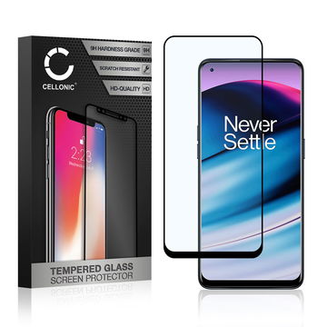 Vetro temperato CELLONIC per OnePlus Nord N20 5G, screen protector (3D Case-friendly 9H 0,33mm Full Glue) nero Pellicola salva schermo per telefono cellulare smartphone