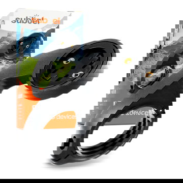 supporto manubrio bici subtel compatibile con Stages Dash L200 / Dash M200 fissaggio sicuro, nero, staffa/mount frontale, modulabile orizzontale o verticale