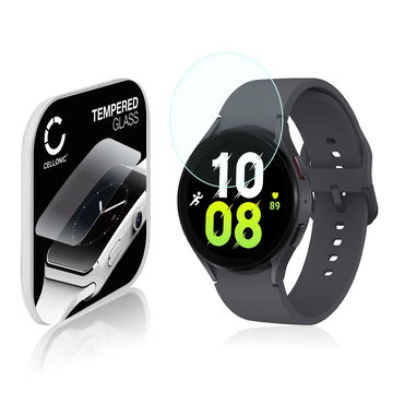 Protection d'écran en verre Samsung Galaxy Watch 5 - 44mm (2.5D, 9H, 0,33mm, Full Glue) Verre trempé