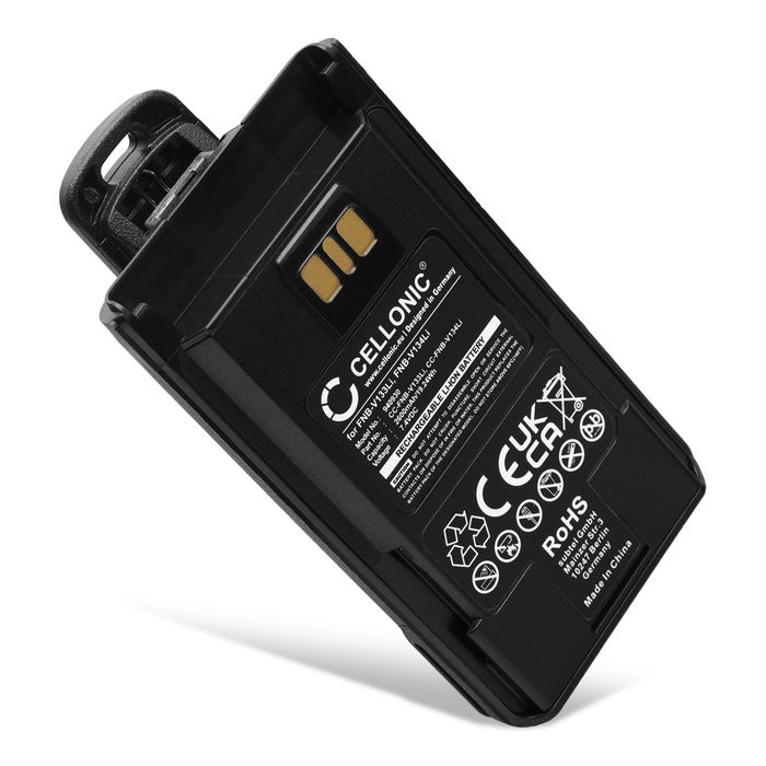 Batteria per Motorola EVX-531, EVX-534, EVX-539, VX-261, VX-264, VX-451 Vertex EVX-261, EVX-530, EVX-531, EVX-534 2600mAh Ioni di Litio di CELLONIC