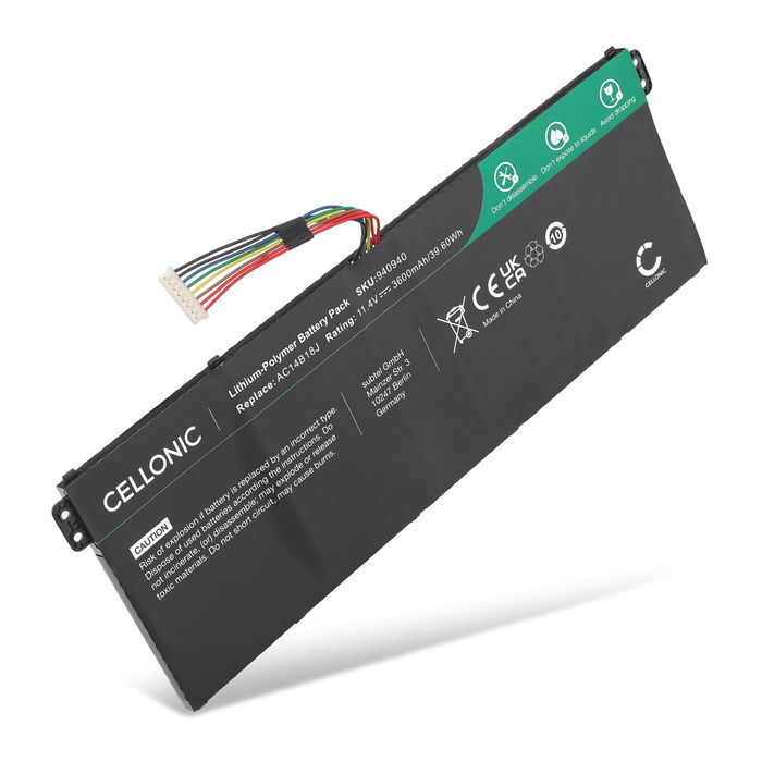 Acer AC14B18J Batteria della subtel 3600mAh 11.4V