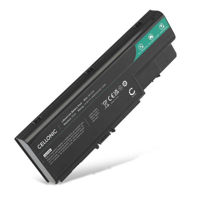 Akku für Acer Aspire 7736ZG Laptop, 14.4V - 14.8V Ersatzakku 4400mAh Batterie