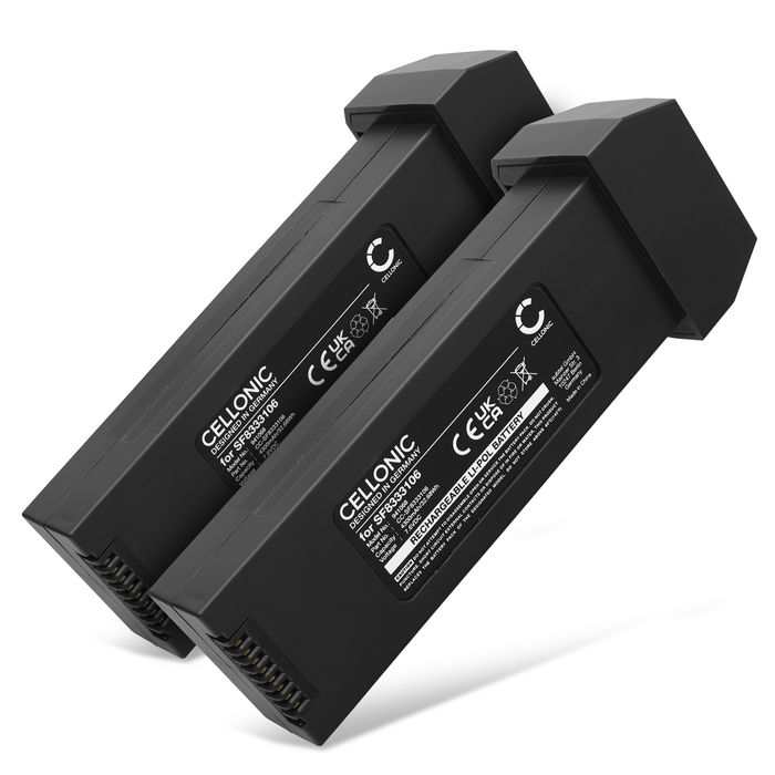 2x Holy Stone HS720 Akku 4300mAh Ersatzakku Batterie von CELLONIC