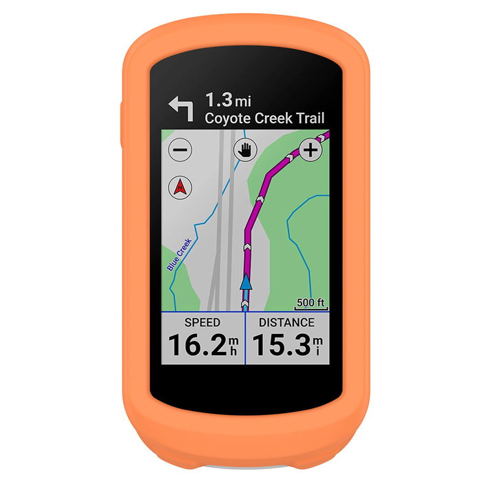 Garmin Edge Explore 2 Coque Silicone orange pour système de navigation portable
