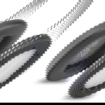 Kit di 2 cuscinetti di ricambio per apparecchi auricolari, cuffie headset JBL Duet NC, E65 (E65BTNC), Live 650 (650BTNC), Live 660 (660NC 660BTNC) paraorecchie, earpads, sostituzione spugnette con comoda imbottitura