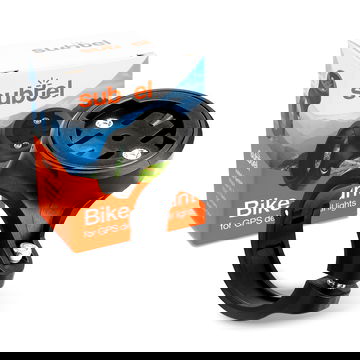 subtel Supporto adattatore per tubi di 25 mm & 32 mm di bici per Garmin Edge, Sigma Sport Rox, Bryton Rider, Mio Cyclo, iGPSPORT fissaggio di fanale, luce o navigatore ciclocomputer tachimetro nero kit di attacco con riduzioni, chiavini e viti