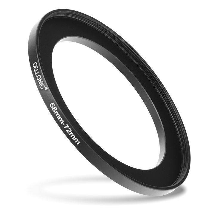 8x Step Up Ring Filteradapter Set für Canon, Nikon, Sony, Panasonic Lumix uvm: Objektiv Filtergewinde Adapter von 49mm auf 52mm, 55mm, 58mm, 62mm, 67mm, 72mm, 77mm und 82mm - Filter Gewinde Konverter