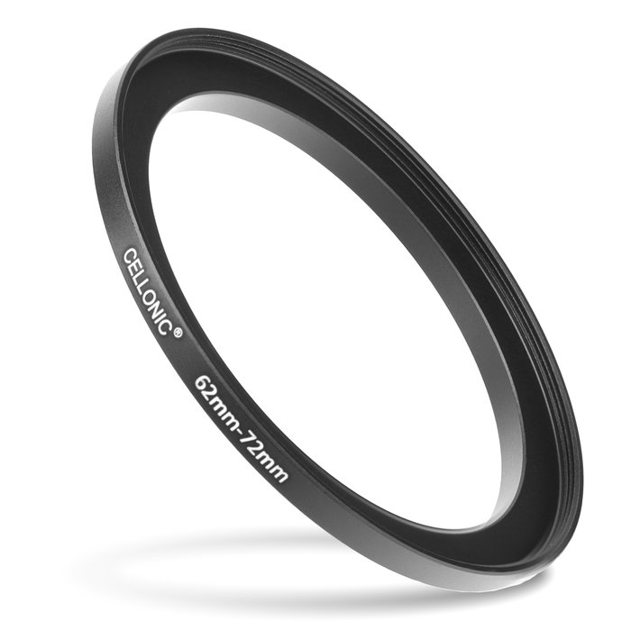 8x Step Up Ring Filteradapter Set für Canon, Nikon, Sony, Panasonic Lumix uvm: Objektiv Filtergewinde Adapter von 49mm auf 52mm, 55mm, 58mm, 62mm, 67mm, 72mm, 77mm und 82mm - Filter Gewinde Konverter