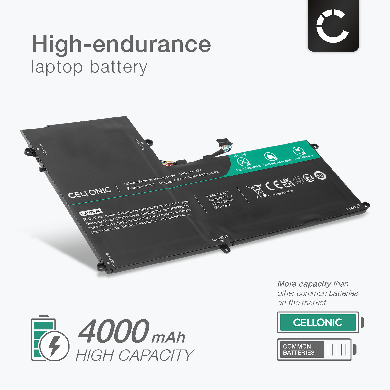 Batteria per HP ElitePAD 1000 G2