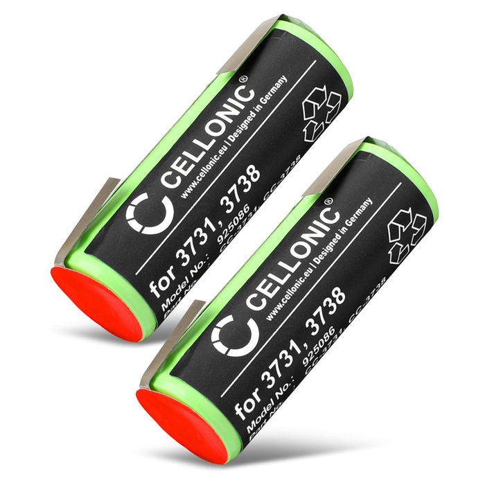 2x Braun Oral-B Triumph 9000 Batteria marcata CELLONIC, 2500mAh di capacità