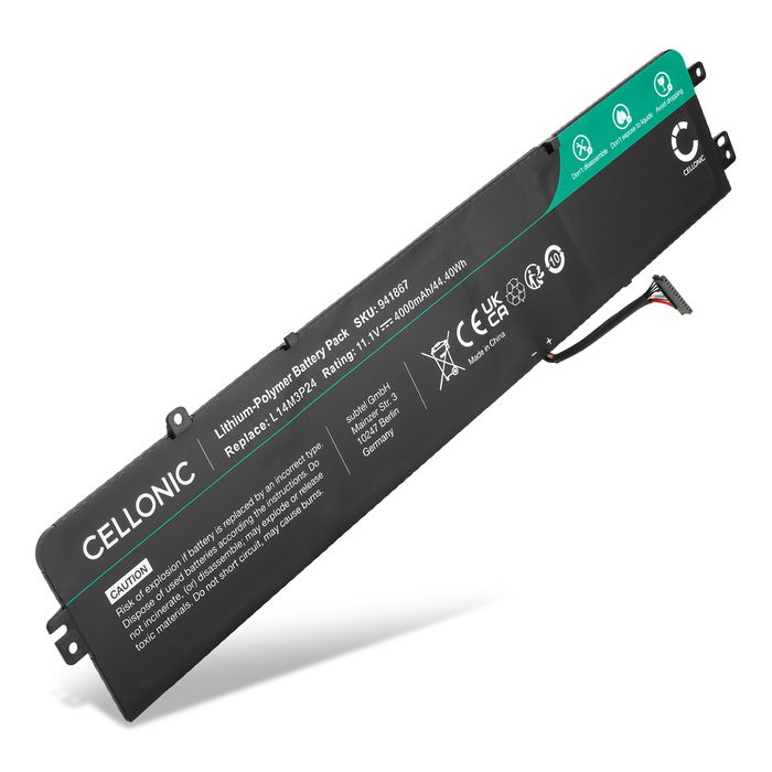 Lenovo IdeaPad 700-17ISK Batteria della Cellonic 4000mAh