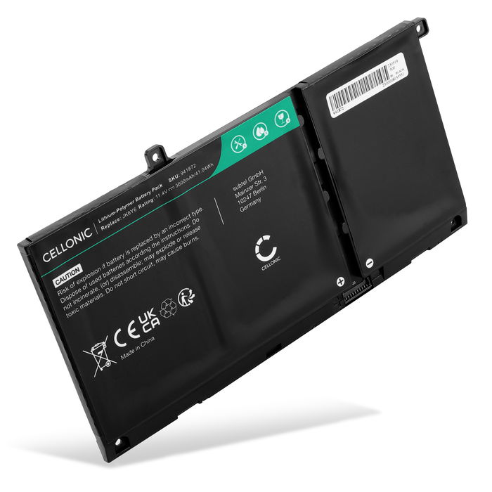 Dell Vostro 5502 Batteria 3600mAh marcata Cellonic