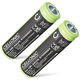 2x 2000mAh 1.2V