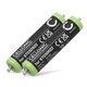 2x 700mAh 1.2V