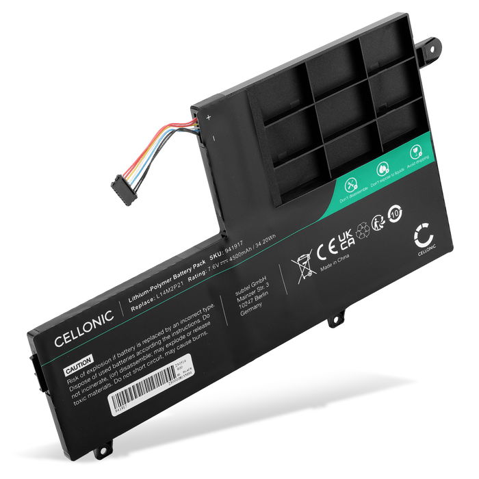 Lenovo Yoga 500-14IHW Batterie 4500mAh de Cellonic