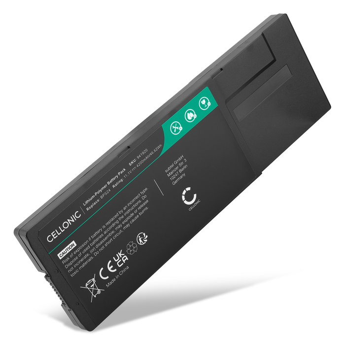 Sony VAIO SVS1312 Batteria della Cellonic, 4200mAh 11.1V