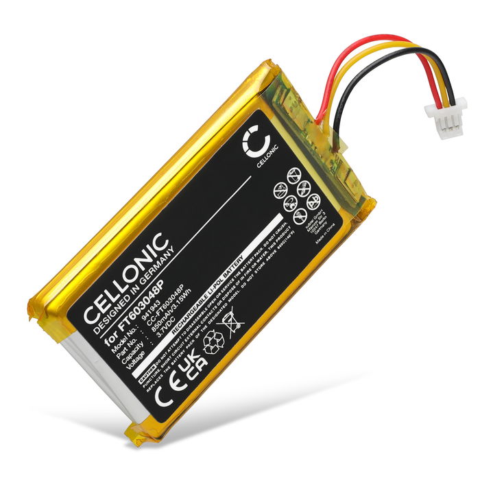 PDP LVL50 Akku 850mAh Ersatzakku Batterie von Cellonic