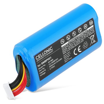 Batterie Sunmi V2, P1, V1s SMBP001, SM-INR18650M26-1S2P (5200mAh, 3.7v) de CELLONIC