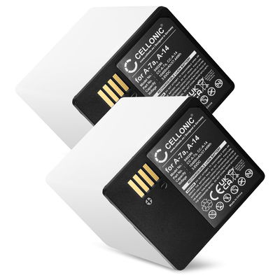 2x Battery for Arlo Go 2, Pro 3 Floodlight, Pro 4 XL, Ultra 2 XL 10400mAh from CELLONIC