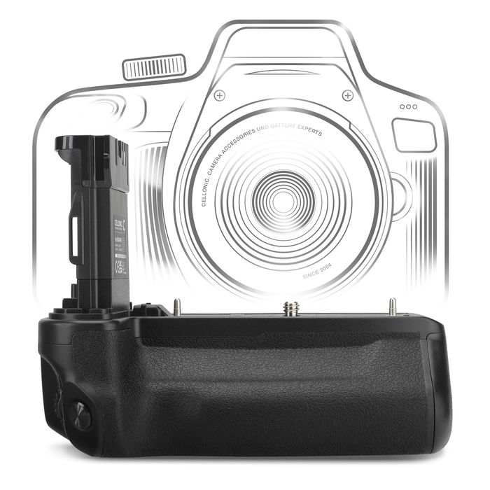 Impugnatura Battery Grip BG-R10 per fotocamera Nikon Z6 II, Z 6 II, Canon EOS R5 C, R6 Mark II, R5, R6 camera grip LP-E6N, LP-E6NH accessorio multifunzione per fotografia verticale, 230 grammi