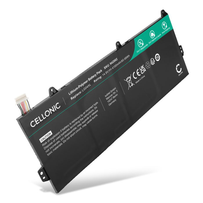 HP LG04XL Akku 4100mAh Ersatzakku Batterie von Cellonic
