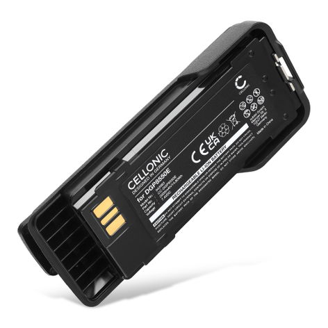 Batteria per Motorola DP4401Ex; DGP8550E; DP4801Ex; DP4000ex Motorola DP4401Ex, DP4801Ex, DGP8550E (2000mAh, 7.4V) di CELLONIC