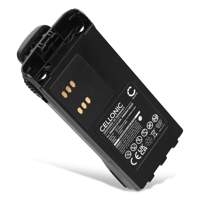 Batterie pour Motorola GP340 GP360 GP380 GP320 GP680 GP328 GP330 GP338 GP140 HT750, PMNN4151AR 2100mAh de CELLONIC