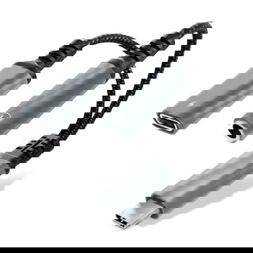 Adattatore da USB C a jack e ricarica rapida da 60 W, adattatore 2in1 da tipo C a cuffie da 3,5 mm - argento