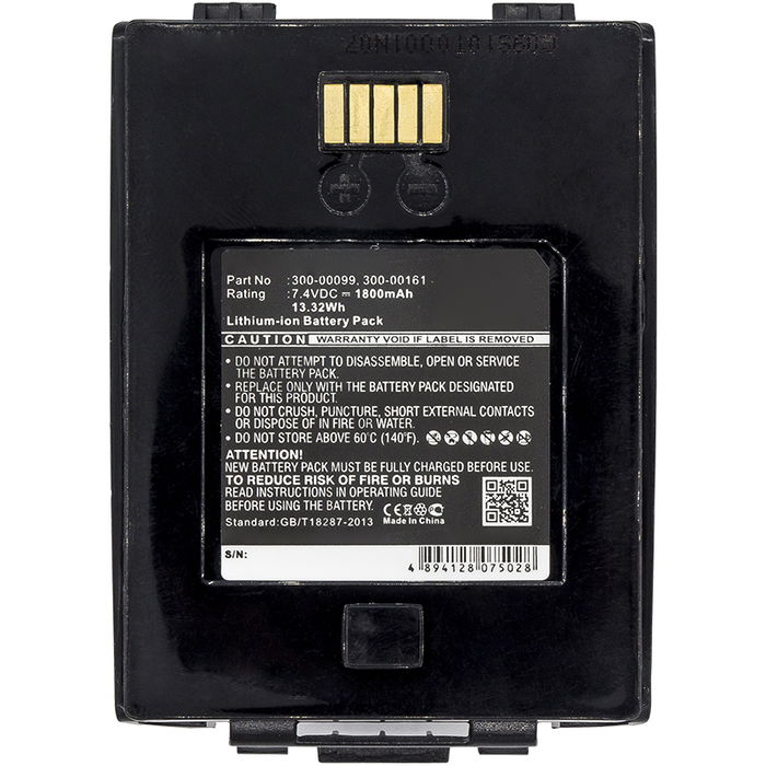 Akku für Sepura SRH3500, SRH3900, SRG3500, SRH3800, SRP2000 sGPS, SRC3300, SRM3500, SRP3000, SRM3, SRP2000.1.1, SRP2000ES, SRP2000KS 1800mAh Lithium-Ionen von CELLONIC