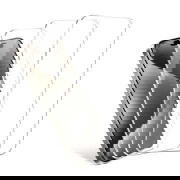 3x Vetri di protezione per Apple iPhone 15 Pro Max, 9H 0,33 mm, colla completa, protezione dello schermo in vetro temperato 'screen protector' del display Apple, 'case-freindly'