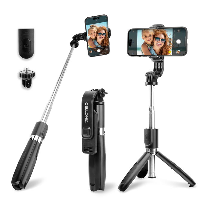 Nikon D3200 Selfie Stick et Trépied avec Télécommande de Cellonic - Noir