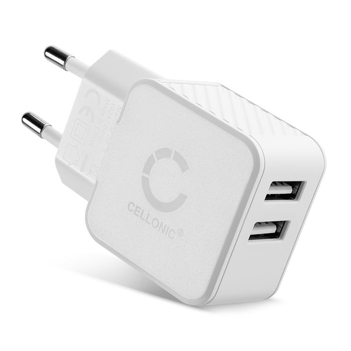 Samsung Galaxy A53 5G Chargeur USB EU-Plug 2 Ports 17W, 3.4A, 5V