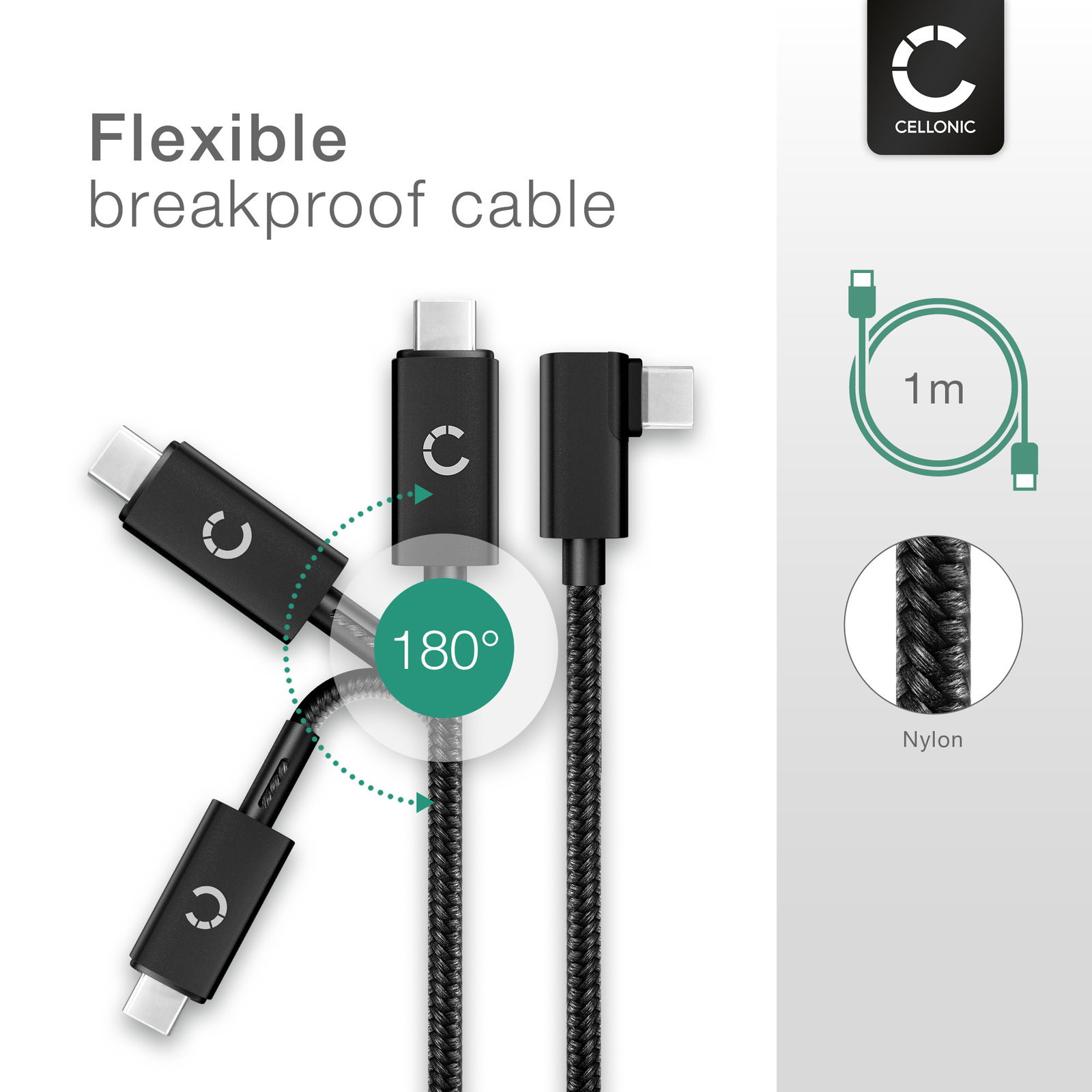 Cavo USB di tipo C per Google Pixel 7 Pro, cavo