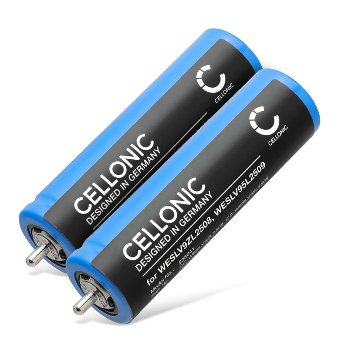 2x Panasonic ER-DGP86 Akku 680mAh Ersatzakku Batterie von Cellonic