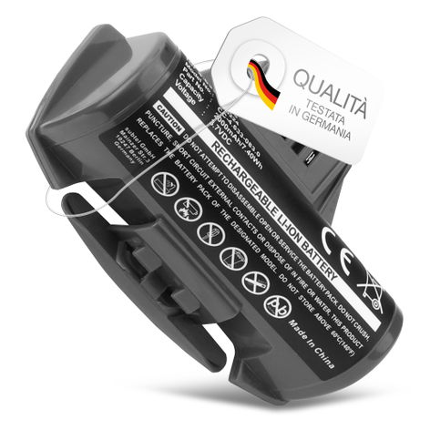Batteria per Karcher WV5, WV50, WV 5 Plus, WV55, WV60, WV70, WV7, WV70 Plus (2.633-123.0) 2000mAh di CELLONIC