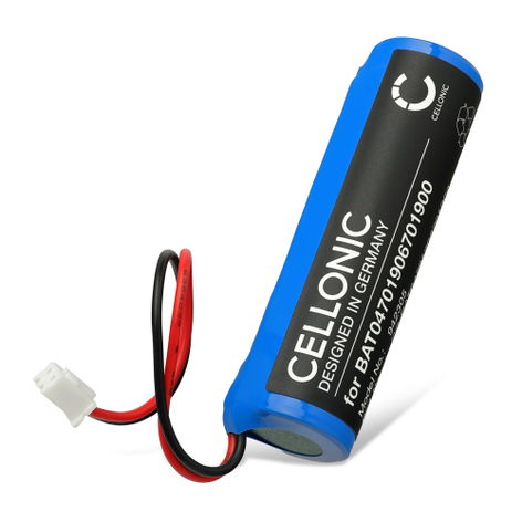 Batterie pour Zafferano Push up; Pina Pro; Poldina L; Home BAT04701906701900 (2600mAh, 3.7V) de CELLONIC