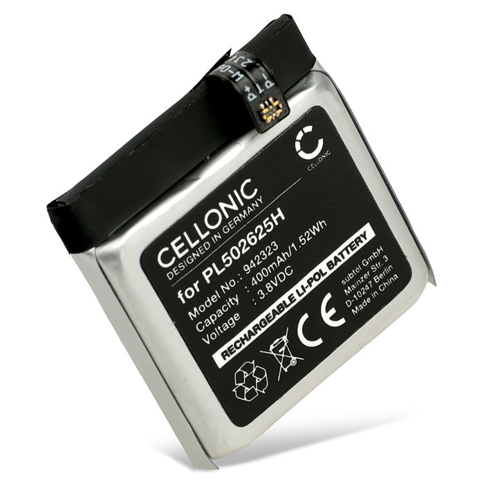 Akku für Amazfit GTR - 47mm, A19029 - PL502625H (400mAh ) Ersatzakku