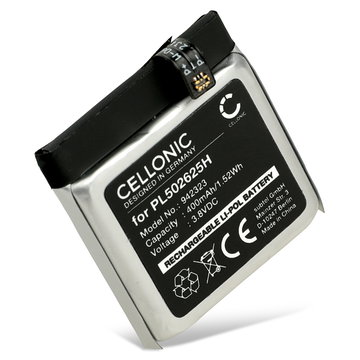 Batteria per Amazfit GTR - 47mm, A19029 - PL502625H (400mAh ) batteria di ricambio