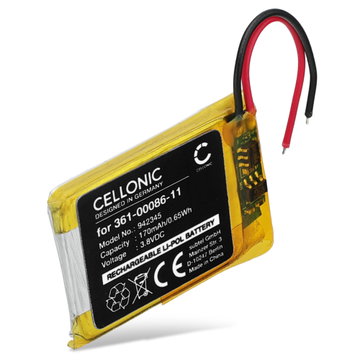 Batteria per Garmin Forerunner 245, Forerunner 245 Music - 361-00086-11 (170mAh ) batteria di ricambio
