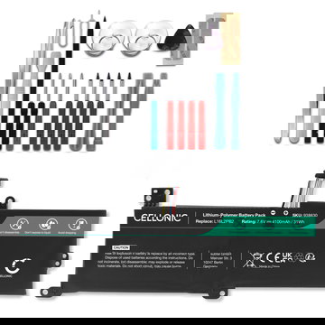 Batteria per portatile Lenovo V14, V15, IdeaPad 3, IdeaPad S145-14AST, 15IWL, IdeaPad 320-14IKB, 15IKB ricambio per laptop 4100mAh 7.6V + Set di strumento
