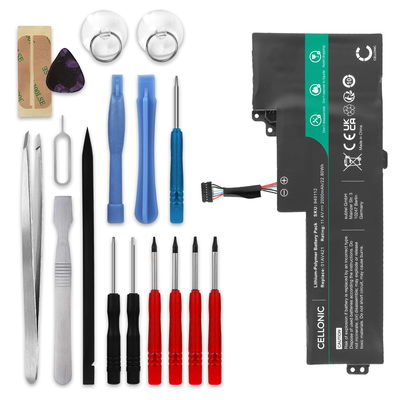 Batteria per portatile Lenovo ThinkPad T480, T470, T470s, T470p, A485, A258, 25, A475, 01AV421 ricambio per laptop 2000mAh 11.4V + Set di strumento