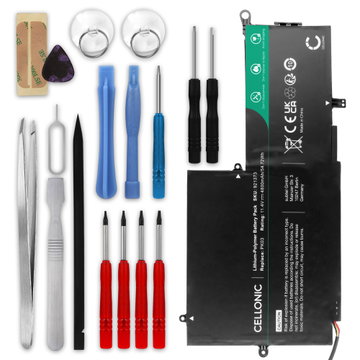 Batteria per portatile HP Spectre 13-4000 series / Spectre x360 13-4000 series / Spectre Pro x360 G1/G2 + Werkzeug-Set ricambio per laptop 4800mAh 11.4V + Set di strumento