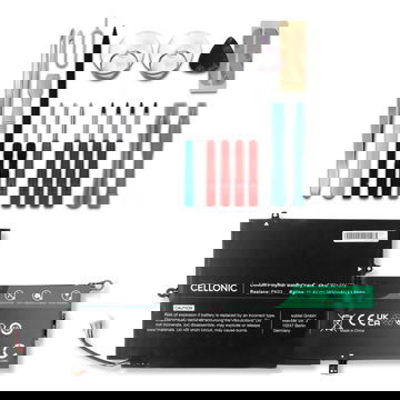 Batterie pour HP Spectre 13-4000 series / Spectre x360 13-4000 series / Spectre Pro x360 G1/G2 + Werkzeug-Set 11.4V 4800mAh + kit d'outils de CELLONIC