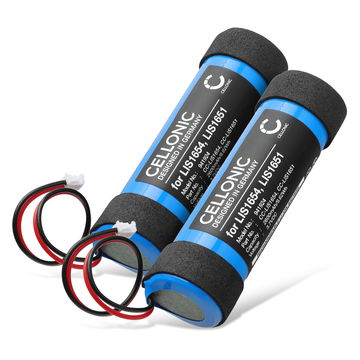 2x CELLONIC Batteria LIS1654, LIS1651 compatibile con Sony PlayStation PS4 Move Motion Controller Version 2 (CECH-ZCM2E, CECH-ZCM2U) Ricambio da 2600mAh per console giochi controller palmari