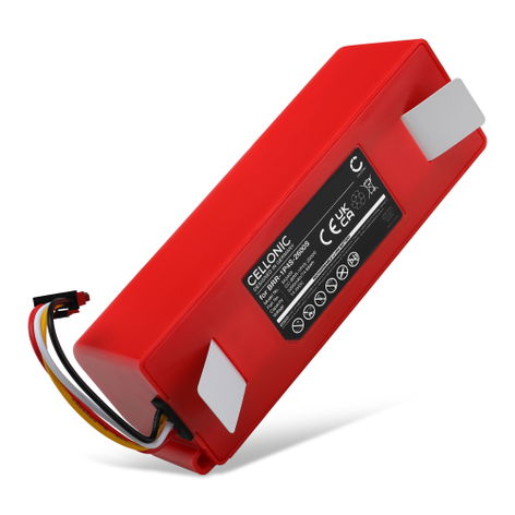 Batteria per Roborock S8, S8 Pro Ultra; Q7, Q7 Max; S7; S5 Max, S5; Q5; S6 (5200mAh, 14.4V) di CELLONIC